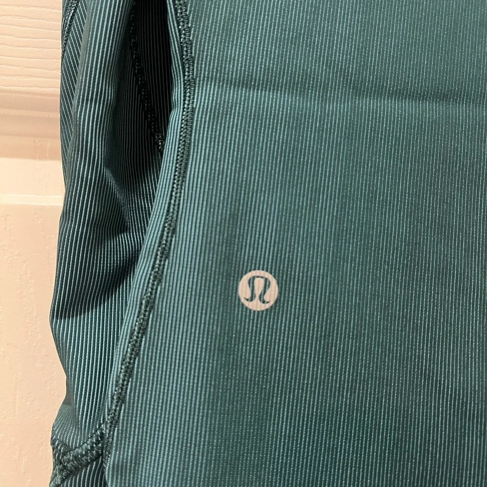 Lululemon Athletica Dark Teal Green Leggings 12 - Picture 3 of 3